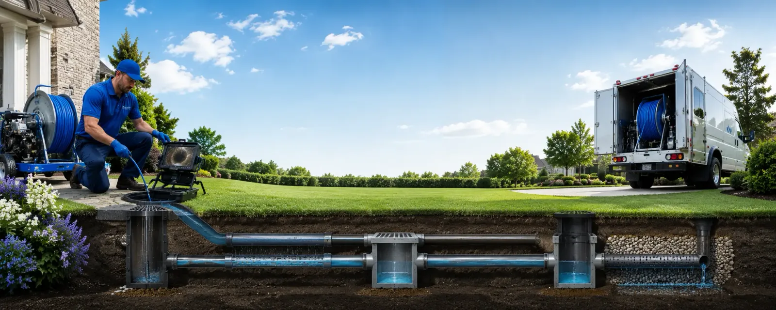 Outdoor drain cleaning information for Wendover, KY